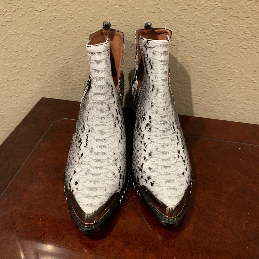 RARE Jeffrey Campbell Snake Booties